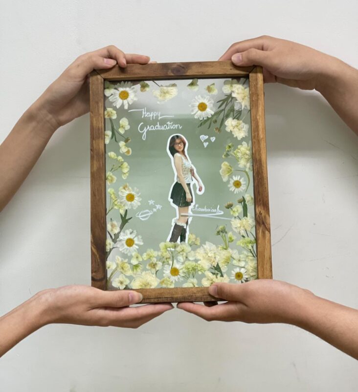 tranh hoa ép khô bloom memory